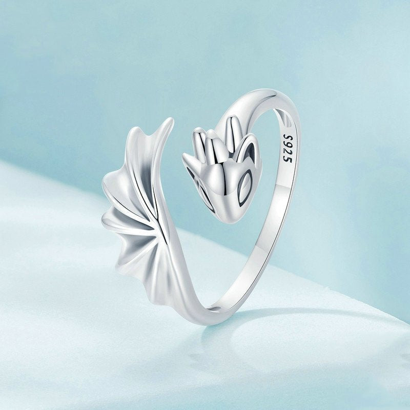 Dragon Breath S925 - Adjustable Sterling Silver 925 Ring - Woman Jewelry - LUSSOTTILE - LUSSOTTILE™ Official Site