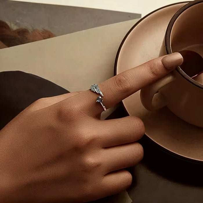 Fallen Angel S925 - Adjustable Sterling Silver 925 Ring - Woman Jewelry - LUSSOTTILE - LUSSOTTILE™ Official Site