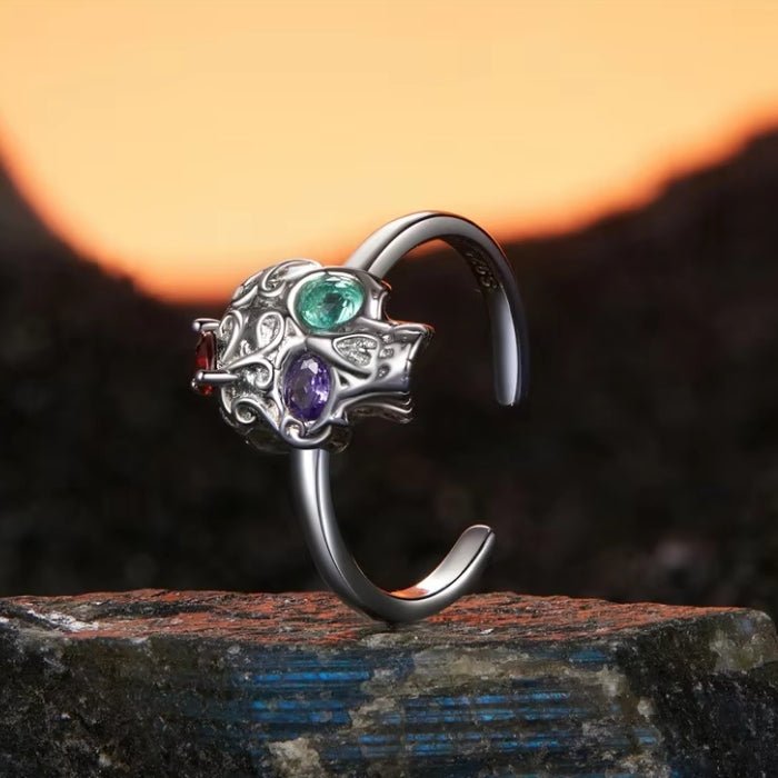 Mystic Skull S925 - Adjustable Sterling Silver 925 Ring - Woman Jewelry - LUSSOTTILE - LUSSOTTILE™ Official Site