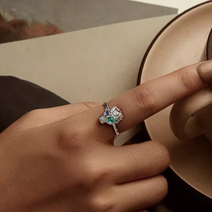 Mystic Skull S925 - Adjustable Sterling Silver 925 Ring - Woman Jewelry - LUSSOTTILE - LUSSOTTILE™ Official Site
